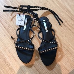 zara studded shoes